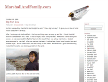 Tablet Screenshot of marshallandfamily.com